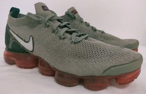 Men 9.0US Beautiful Contrast Between Grey And Red Golden Size/Used Vapormax - Picture 1 of 20