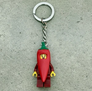 Lego Chili Girl Minifigure Portachiavi Pepe Portachiavi - Foto 1 di 3