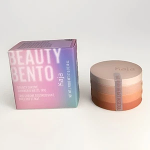 Kaja Beauty Bento Eyeshadow Peach Madeline 16 Shimmer And Matte Trio 3.9g NIB - Picture 1 of 6