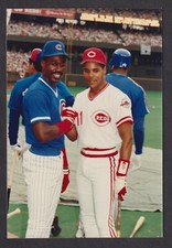 1988 ASG Shawon Dunston & Barry Larkin  4 x 5-3/4  ORIGINAL SNAPSHOT PHOTO #8