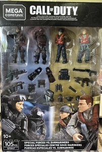 Mega Construx Call Of Duty Special Forces vs. Submariners Set 105 Pcs  NEW - Picture 1 of 3