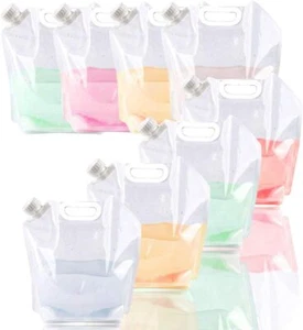 Collapsible Emergency Water Jug Container Bag, Freezable, BPA Free Plastic Wa... - Picture 1 of 1
