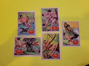 Five BANNER PRODUCTION Tarzan Trading Cards - Picture 1 of 2