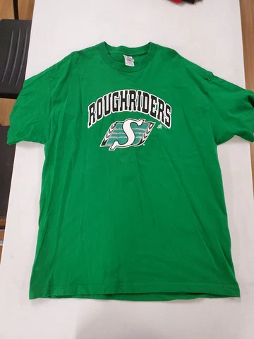 Saskatchewan Roughriders CFL T-shirt Size XL Pre-owned Cover