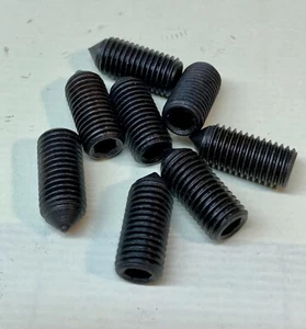(12) 5/16-24 X 5/8" Socket Set Screw Alloy Steel fine Cone Point 92695A664 - Picture 1 of 4