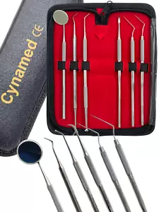 TEDESCO Scaler Dentale Pick Strumenti in Acciaio Inox con Set Specchi di Ispezione 6 PZ - Foto 1 di 11
