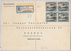 51799 - ISLAS COCINA - HISTORIA POSTAL - CUBIERTA REGISTRADA A SUIZA 1936 - Imagen 1 de 1