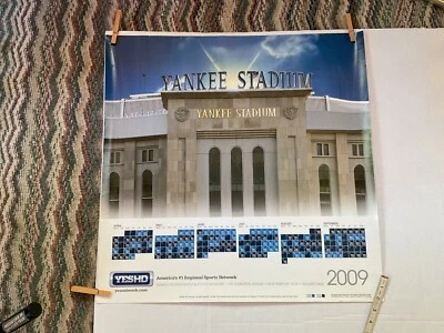 24 x 24 POSTER Yankee Stadium Inaugural MLB Baseball Season 2009 YES NETWORK - Image 1 of 4