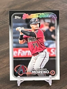 2024 Topps Serie 1 Gabriel Moreno #268 Arizona Diamondbacks Future Stars - Imagen 1 de 2