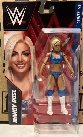 Mattel WWE Basic Series 126 Mandy Rose Action Figure (Blue Gear Outfit) Cover