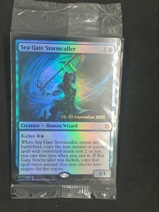 Magic The Gathering 1X Sea Gate Stormcaller Zendikar Rising Prelanzamiento Casi Nuevo Lámina Sellada - Imagen 1 de 2