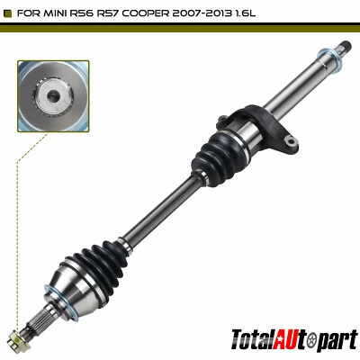 Nuevo conjunto de eje CV para R56/R57 Mini Cooper 2007 2008-2013 L4 1,6 L delantero derecho Foto 1 de 4
