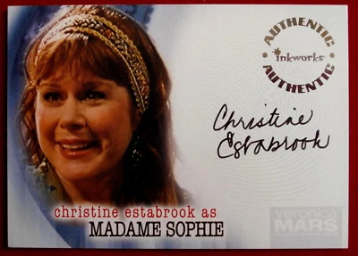 VERONICA MARS - CHRISTINE ESTABROOK as Madame Sophie - Autograph Card A21 - Image 1 of 2