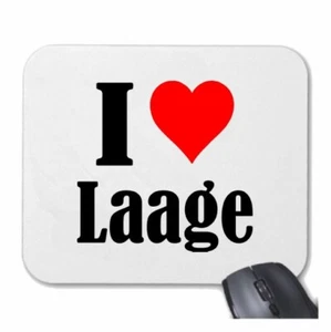 MOUSEPAD Mauspad I Love Laage Ich Liebe Laage - Bild 1 von 1