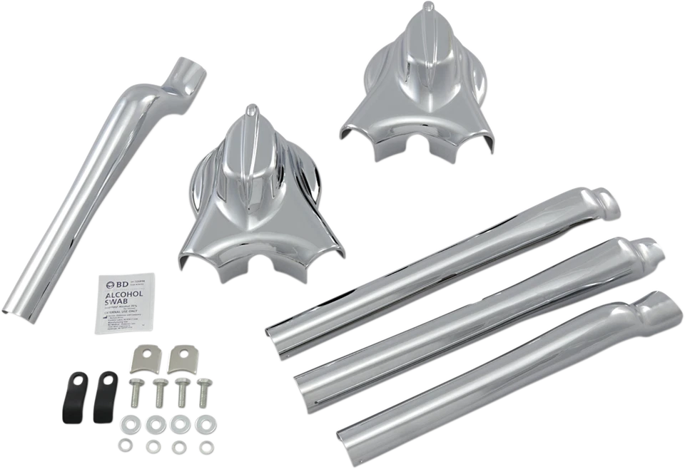 7815 SWINGARM COVERS CHROME HARLEY FLSTC 1690 HERITAGE SOFTAIL CLASSIC 2013 - Imagen 1 de 1