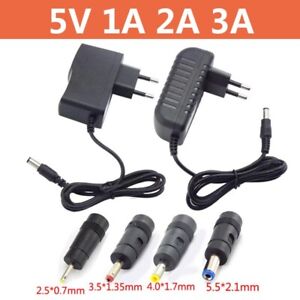 5V 1A 2A 3A DC Power Adapter Power Supply Charger 4.0*1.7mm 2.5*0.7mm DC Plug