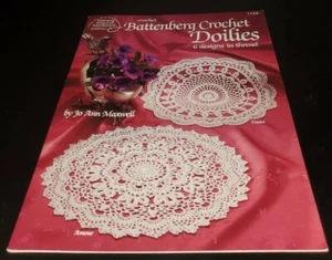 CH2 ASN 1993, FOLLETO PATRÓN TAPETES CROCHET BATTENBERG CROCHET - 6 DISEÑOS - Imagen 1 de 2