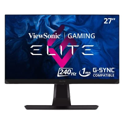 ViewSonic ELITE XG270 27 Inch 1080p 1ms 240Hz IPS Gaming Monitor with GSYNC - Image 1 of 4