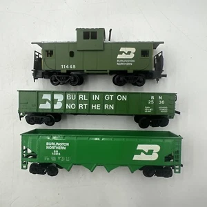 BACHMANN AHM HO BURLINGTON NORTHERN HOPPER 74513 GONDOLA 2536 & CABOOSE LOT OF 3 - Picture 1 of 11