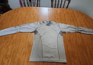 ARKO Dryarn Compression Shirt Boys Base Layer Long Sleeve Sz Lg, XL. GRAY