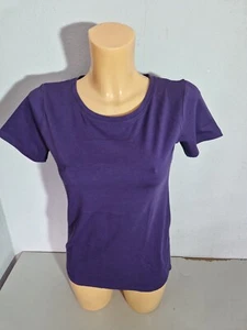 DESIGNER/S Damen T-Shirt Shirt Gr. S lila Kurzarm Baumwolle NEU - Bild 1 von 4