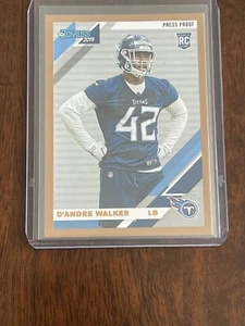 D’Andre Walker 2019 Panini Donruss Bronze Press Proof Titans Rookie Card #291 - Picture 1 of 2