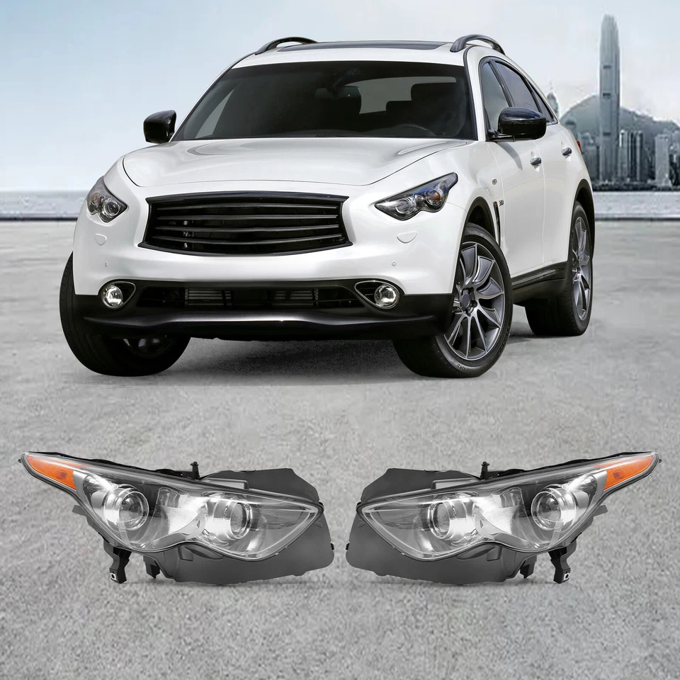 For 2009-2017 Infiniti FX35 FX50 QX70 w/o Sport Package w/oAFS Headlight - Imagem 1 de 4