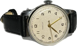 POBEDA 1 MCHZ 15 JEWELS WATCH Vintage oRIGINAL MAN WRISTWATCH - Picture 1 of 8