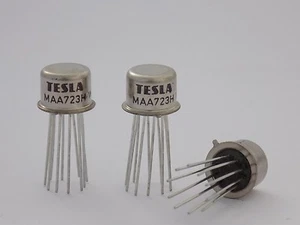 1x Tesla MAA723H --( 700mW 50V 150mA )-- Voltage Regulator - MAA-723-H IC TO99 - Picture 1 of 3