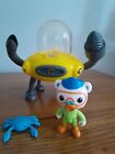 Octonauts Gup D Complete Set: Drill & Claw Vehicle, Captain Barnacles & Crab