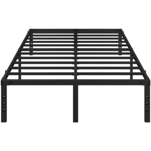 14 Inch Metal Platform Bed Frame with Heavy Duty Steel Slat Support Non-Slip - Picture 1 of 23