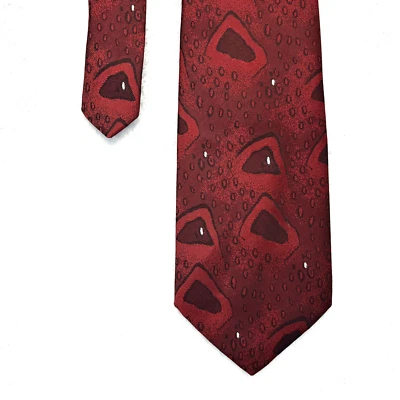 Corbata Envoy Edición Especial Diseño Rojo Hombre 3.5”x 55” Toda Seda Foto 1 de 4