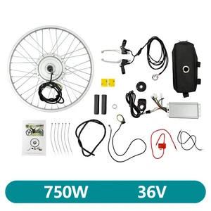 24" 36V 750W Electric Bicycle Conversion Kit Front Wheel Kit Ebike Hub Motor Set - Picture 1 of 13
