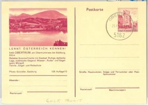54498 - AUSTRIA - HISTORIA POSTAL: TARJETA DE PAPELERÍA: TENIS Obertrum 1974 - Imagen 1 de 1