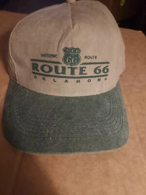Gorra/sombrero vintage histórico Route 66 Oklahoma talla única - ajustable  Foto 1 de 4