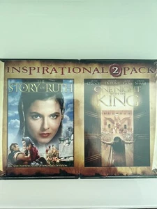 Inspirational 2 Pack DVD The Story of Ruth, One Night With The King Brand New - Picture 1 of 2