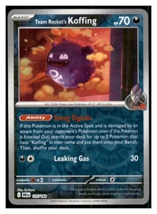 Team Rocket's Koffing Reverse Holo Destined Rivals #125/182 Common Pokémon NM - Picture 1 of 2