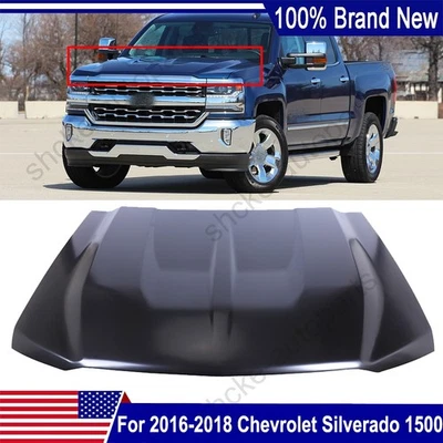New Hood Panel For 2016-2018 Chevrolet Silverado 1500 GM1230452 23392664 Foto 1 de 4
