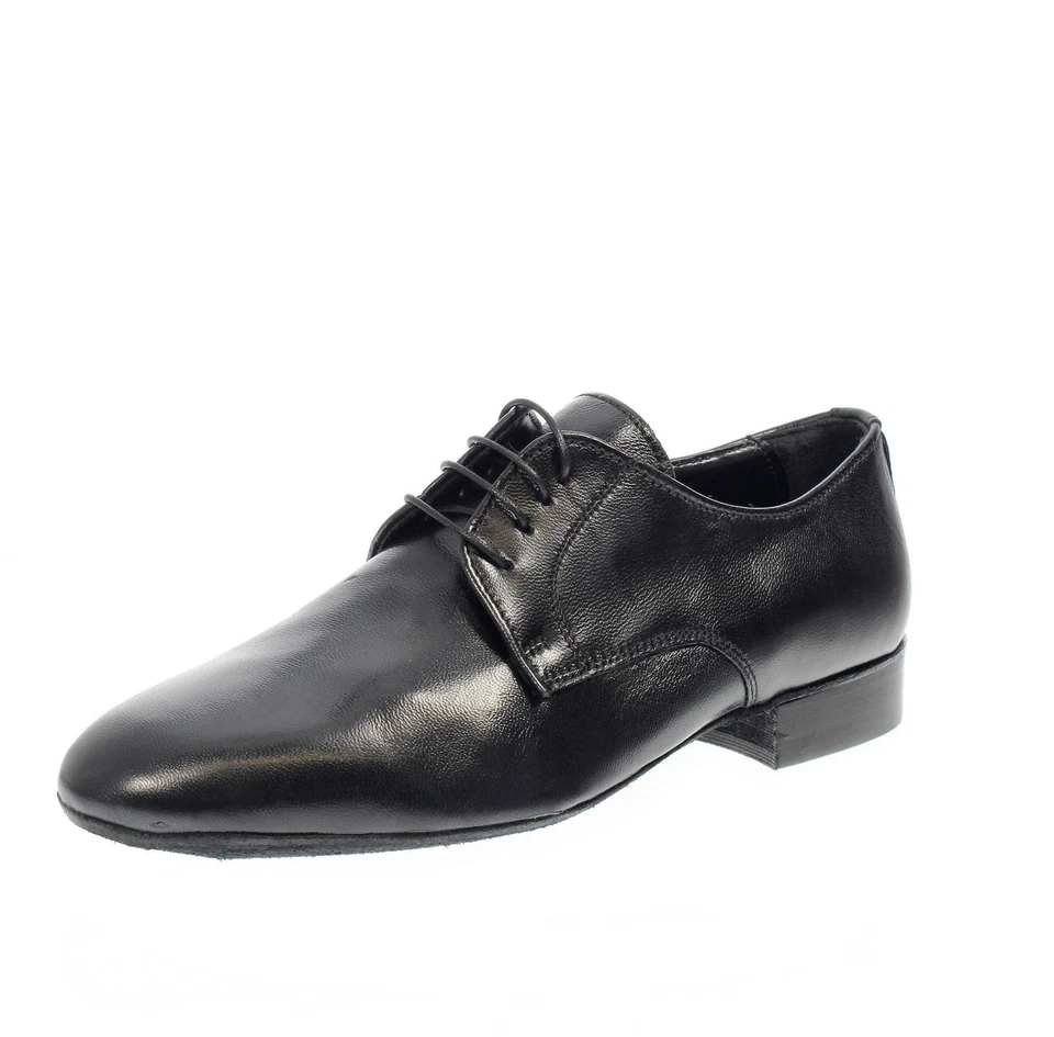 Elle Classic Stringate In Pelle Da Ballo Nero - Taglia 43 Scarpe Uomo Stringate - Imagen 1 de 3
