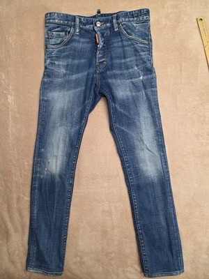 Jeans Dsquared2 Cool Guy azul desgastado denim talla 46 Foto 1 de 4