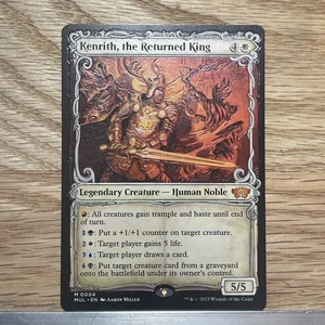 Kenrith the Returned King , ALTERED Hand-Embossed MTG Card. 1 of 1 - Picture 1 of 22
