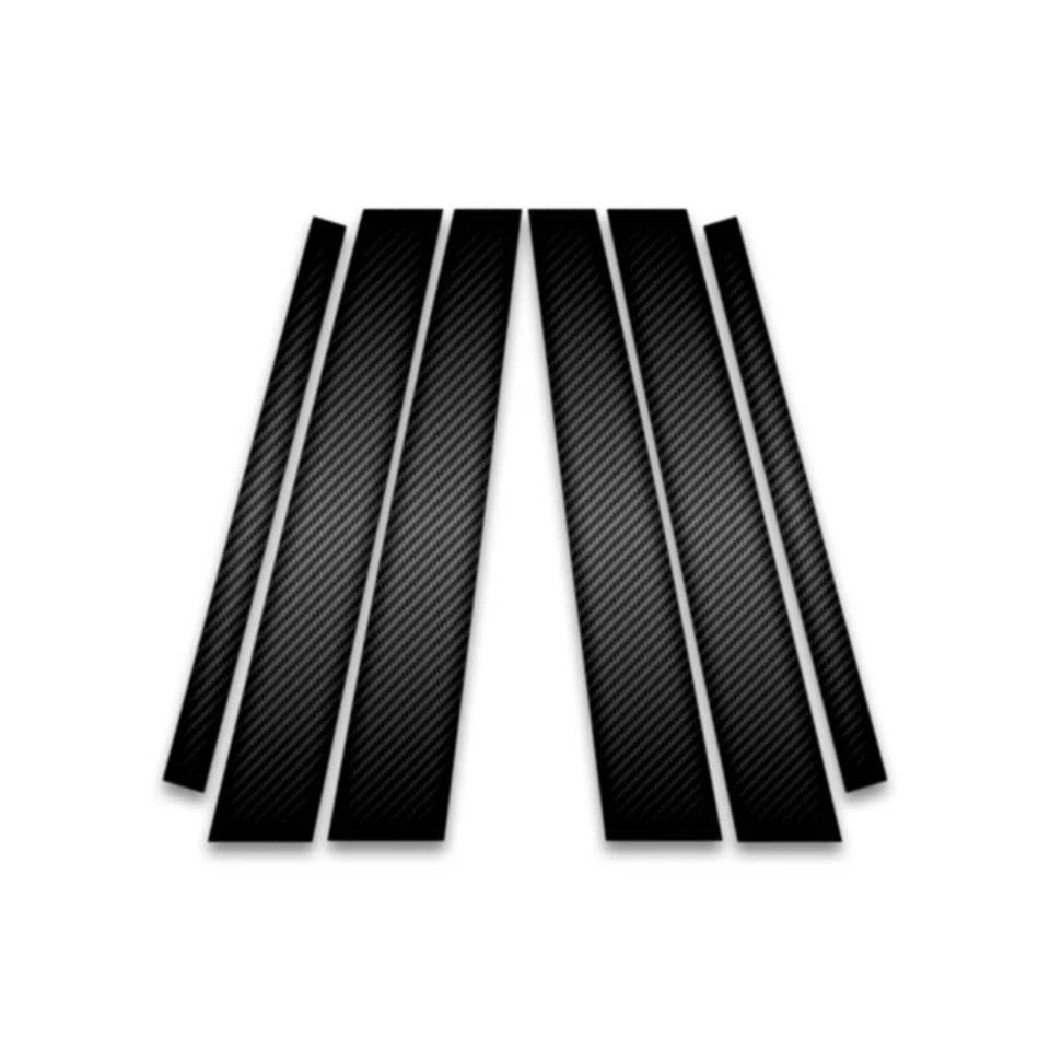 6pc Carbon Fiber Pillar Post Covers for 1992-2011 Mercury Grand Marquis Foto 1 de 1