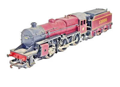 Lima OO Gauge 2-6-0 Crab Steam Locomotive 13000 LMS Maroon Color Tested Runner. - Image 1 of 4