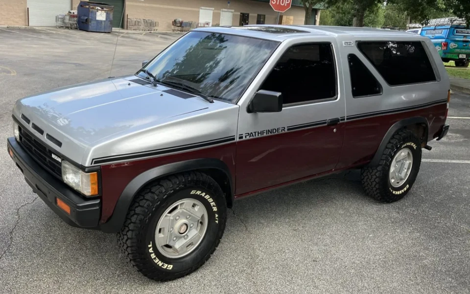 Calcomanías adhesivas de repuesto de gráficos a rayas laterales para Nissan Pathfinder 1988 Foto 1 de 4