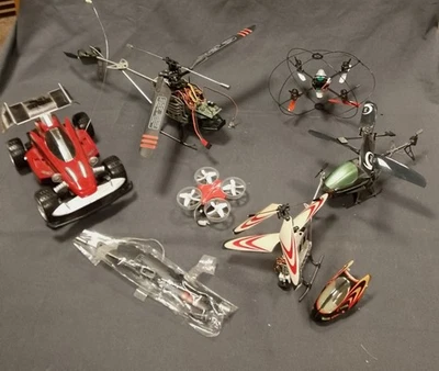 Ferngesteuerte Fahrzeuge Konvolut Hubschrauber Drohne Rennauto RC Nikko Atomium, - Bild 1 von 4