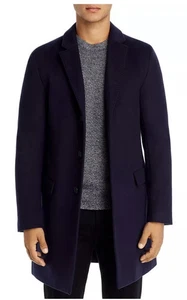 HUGO BOSS Migor Slim Fit Men's Blue Top Coat 42R MSRP $595 - Picture 1 of 6