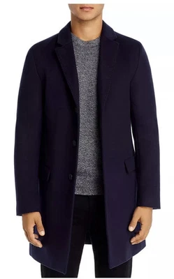 HUGO BOSS Migor Slim Fit Men's Blue Top Coat 42R MSRP $595 - Image 1 of 4