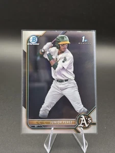 2022 Bowman Chrome - Prospects Junior Perez #BCP-180 (RC) - Picture 1 of 2