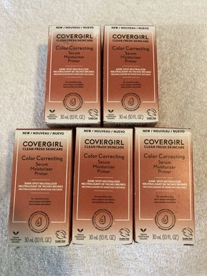 5 PACK COVERGIRL Color Correcting Serum Moisturizer Primer For Deep Skin Tones - Image 1 of 4