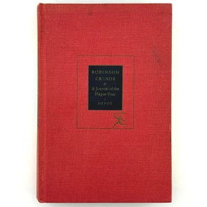 Robinson Crusoe And A Journal Of The Plague Year Daniel Defoe 1948 Modern Librar - Foto 1 di 10